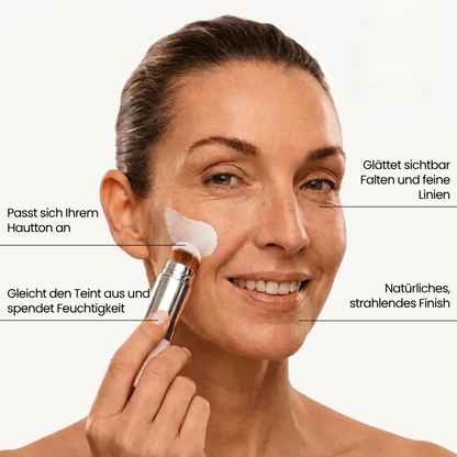 2-in-1 Foundation mit integriertem Pinsel