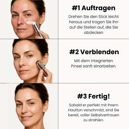2-in-1 Foundation mit integriertem Pinsel