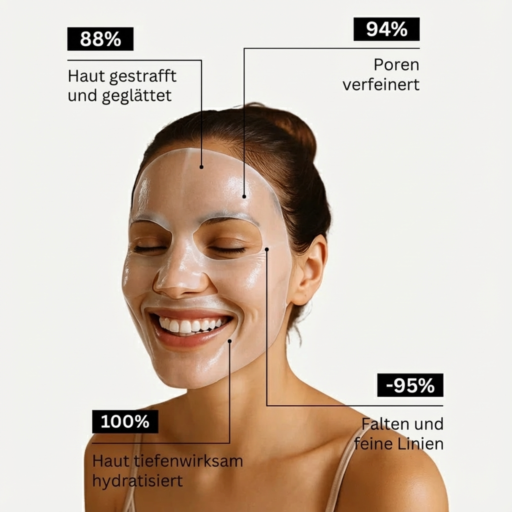 Bio-Kollagen Gesichtsmaske – Intensive Feuchtigkeit & Glättung